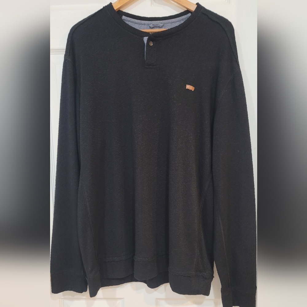 Levi's Black Henley Shirt